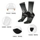 thumbnail image 5 of Balery Black Spiders Calcetas Largas con Estampado para Hombre y Mujer – Suaves y Transpirables, Talla Única (US 5-11), 5 of 6