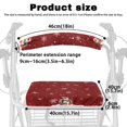 thumbnail image 6 of HELLHERO Christmas Snowman and Snowflakes Seat Back Cover Anti-Slip Design Walking Aid Seat Back Cover Secure Fit Ideal for Travel Use, 6 of 7