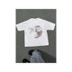 thumbnail image 1 of Artistic Star Face Design Vintage Graphic Tees Women's Casual Crew Neck Cotton Short Sleeve T-shirt Summer Loose And Comfortable Streetwear Tops Country Concert Outfits, 1 of 6
