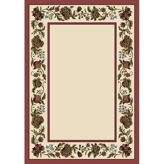 Milliken Signature Area Rug PENELOPE OPAL Penelope Opal Petals Bulbs 5' 4" x 7' 8" Rectangle