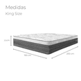 thumbnail image 3 of Colchón King Size Confort Foam + 2  Almohadas Standar + Juego de Sabanas + Complemento, 3 of 9