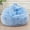 Ombre Blue (Cover Only), variant on Bean Bag Cover(No Filler), Faux Fur Comfy Bean Bag Chairs for Adults, Washable Bean Bag Chair Cover, Fluffy Plush Giant Bean Bags Chairs for Teens Kids Girls, Anti-Slip, 5FT, Dark Grey