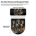 thumbnail image 5 of ZIATUBLE Horse Toilet Lid and Tank Cover Set Oval Toilet Lid and Tank Cover Sets for Bathroom Wear Resistant Toilet Seat Lid Cover Pack of 2 Fits Most Toilet Tanks and Lids, 5 of 7