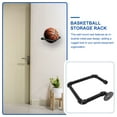 thumbnail image 2 of LABSERRON 1Pack Wall Mount Basketball Holder in Black 25x23cm for Basketball Display Base in Home Gym, 2 of 8