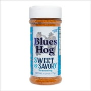 Blues Hog Sweet & Savory Seasoning, Gourmet Dry Rub with Sweet Heat, All-Natural, Gluten-Free, 6.25 oz