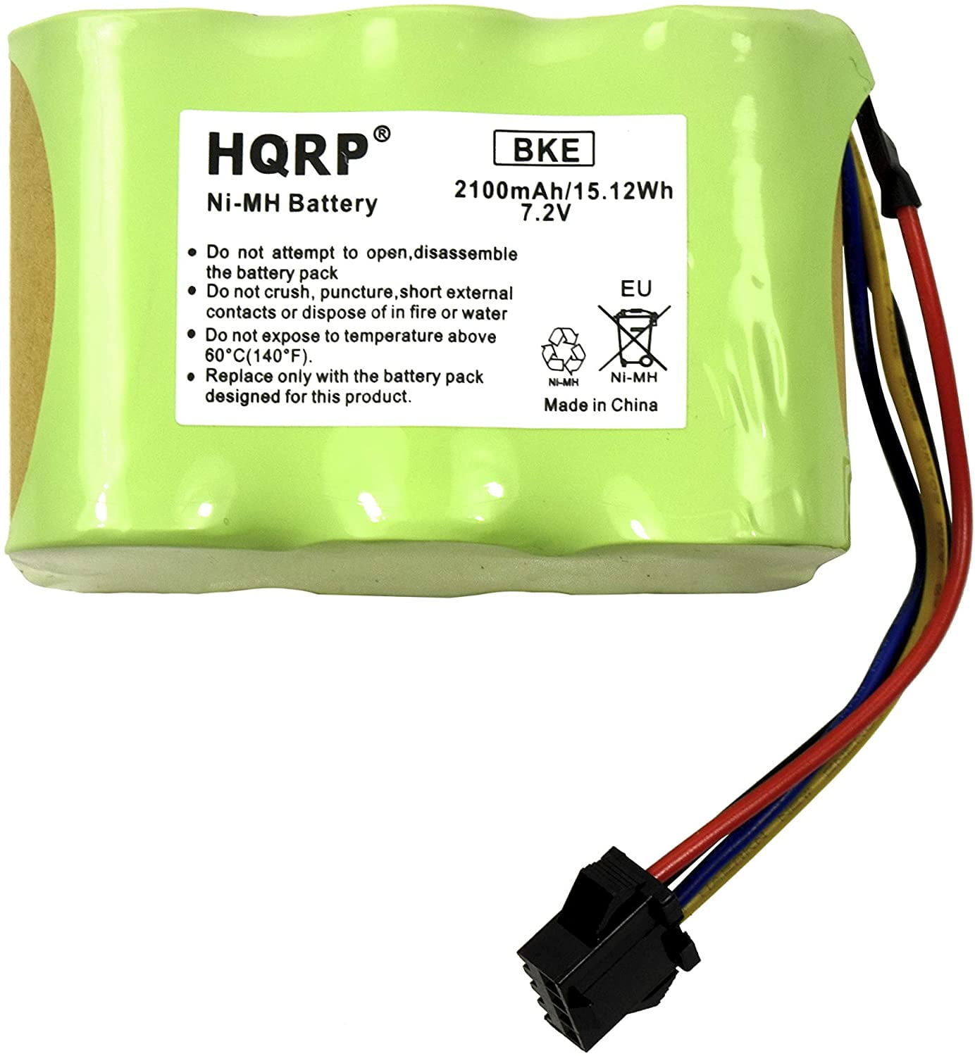 HQRP Battery Compatible with Pyle PUCRC15 PUCRC17 PUCRC15BAT Pure Clean Smart Robot Vacuum Automatic Floor Cleaner PUCRC15BATPART FD-RSW-7.2