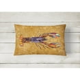thumbnail image 2 of Carolines Treasures 8716PW1216 Lobster Canvas Fabric Decorative Pillow, 12H x16W, multicolor, 2 of 3