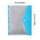 thumbnail image 2 of Uuiauoio Plastic Envelopes Binder Pocket 11 Holes Binder Folders for Document Pouch with Label Loose-Leaf Transparent for Home Office, 2 of 6