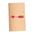 thumbnail image 3 of Tachiuwa Valentine's Day Cards Gift Card Wedding Anniversary Card Sweet Kraft Paper Holiday Greeting Card for Family Members Men Women Small Heart, 3 of 10