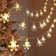 thumbnail image 1 of 2026 Christmas Decorations, 19.6 ft 40 LED Star String Lights Battery Operated Indoor Christmas Lights, Waterproof Outdoor Lights for Xmas Garden Pati, 1 of 5