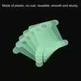 thumbnail image 4 of Uxcell Plastic Floss Bobbins Thread Cards Cross DIY Sewing, Green 100 Pack, 4 of 5
