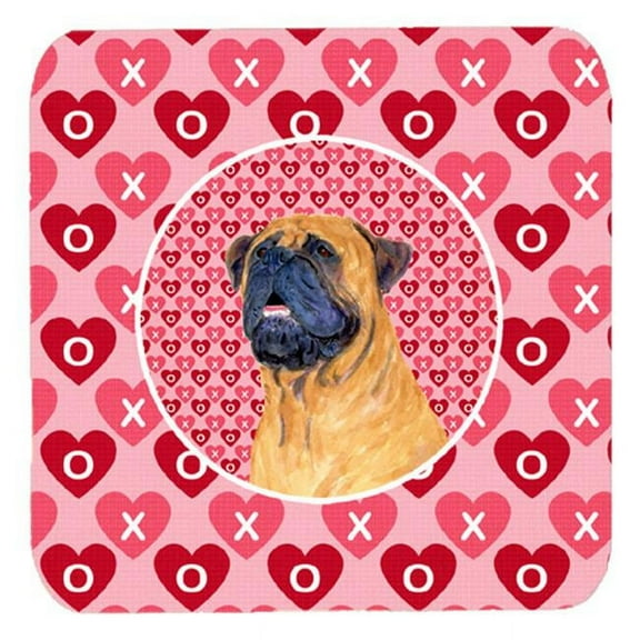 Mastiff Foam Coasters, Set Of 4