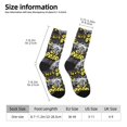 thumbnail image 2 of Bingfone Compression Socks for Women and Men Long Socks for Running Athletic Cycling Nurse- White Retro Off-Road Vehicle, 2 of 6