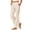 Beige, variant on Ovbmpzd Ladies Womens Yoga Pants Flare Petite Beige Leggings Casual Long Mid Waist Leggings,S