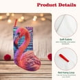 thumbnail image 4 of Lsque Digital Flamingo Vibrant Art Pattern 18 Inch Christmas Stockings, Festive Holiday Stocking for Christmas Decorations Holiday Decor, 4 of 7