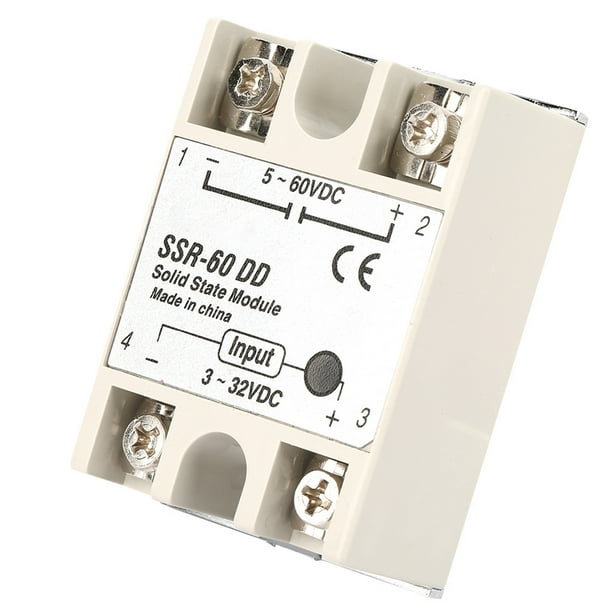SSR60DD, 5110Vdc Solid State Relay, High Reliability 525Ma 332VDC