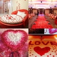 thumbnail image 3 of Grandest Birch 800Pcs Artificial Silk Rose Flower Petals Wedding Party Ceremony Table Decor Soft Party Supplies Vivid Color Beauti, 3 of 8