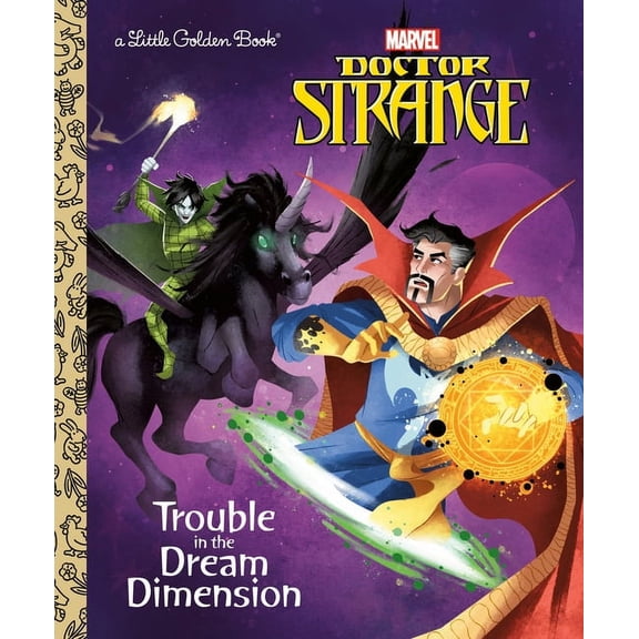 Little Golden Book Trouble in the Dream Dimension (Marvel: Doctor Strange), (Hardcover)