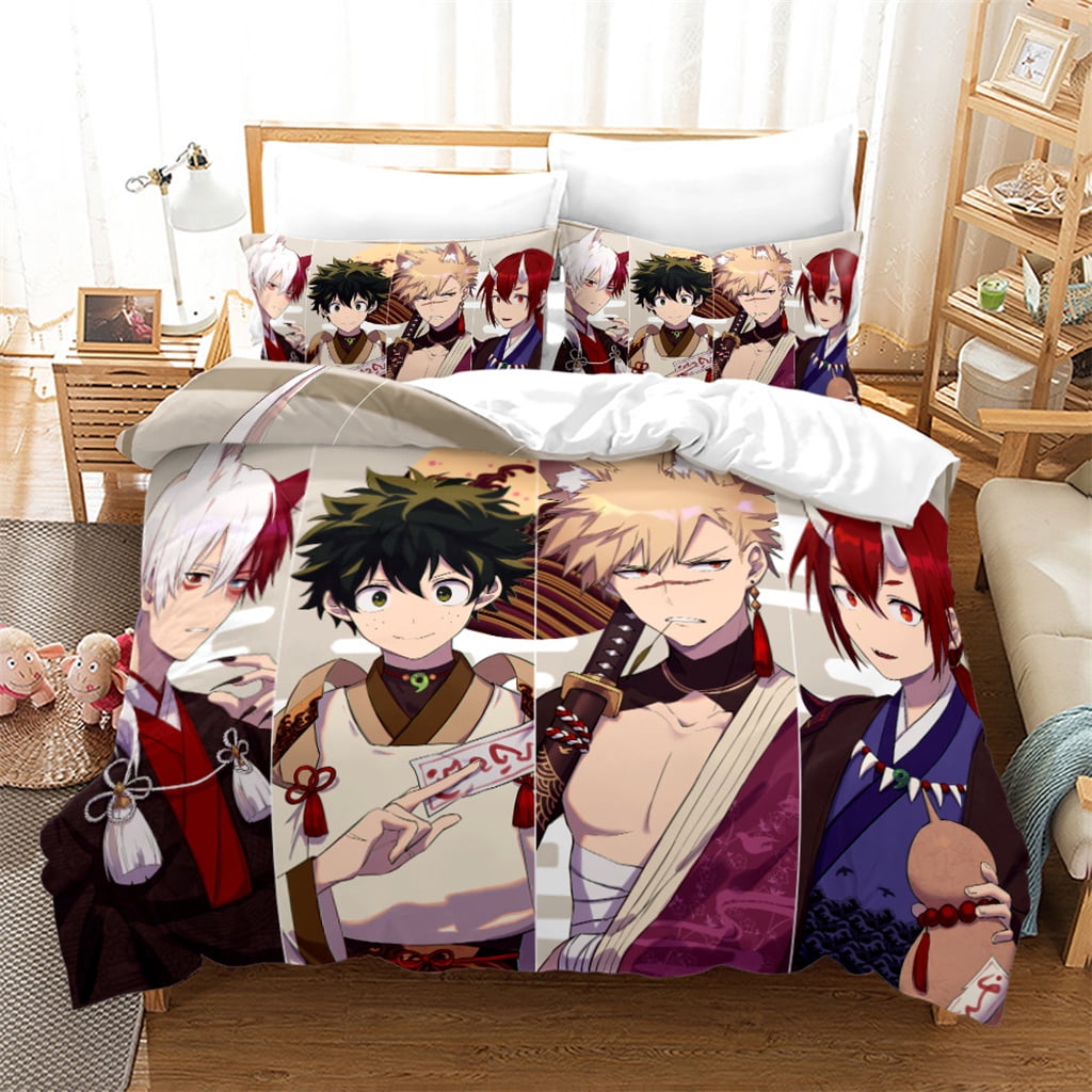 Cool My Hero Academia Bedding Bed Set Twin Full Queen King Size Deku