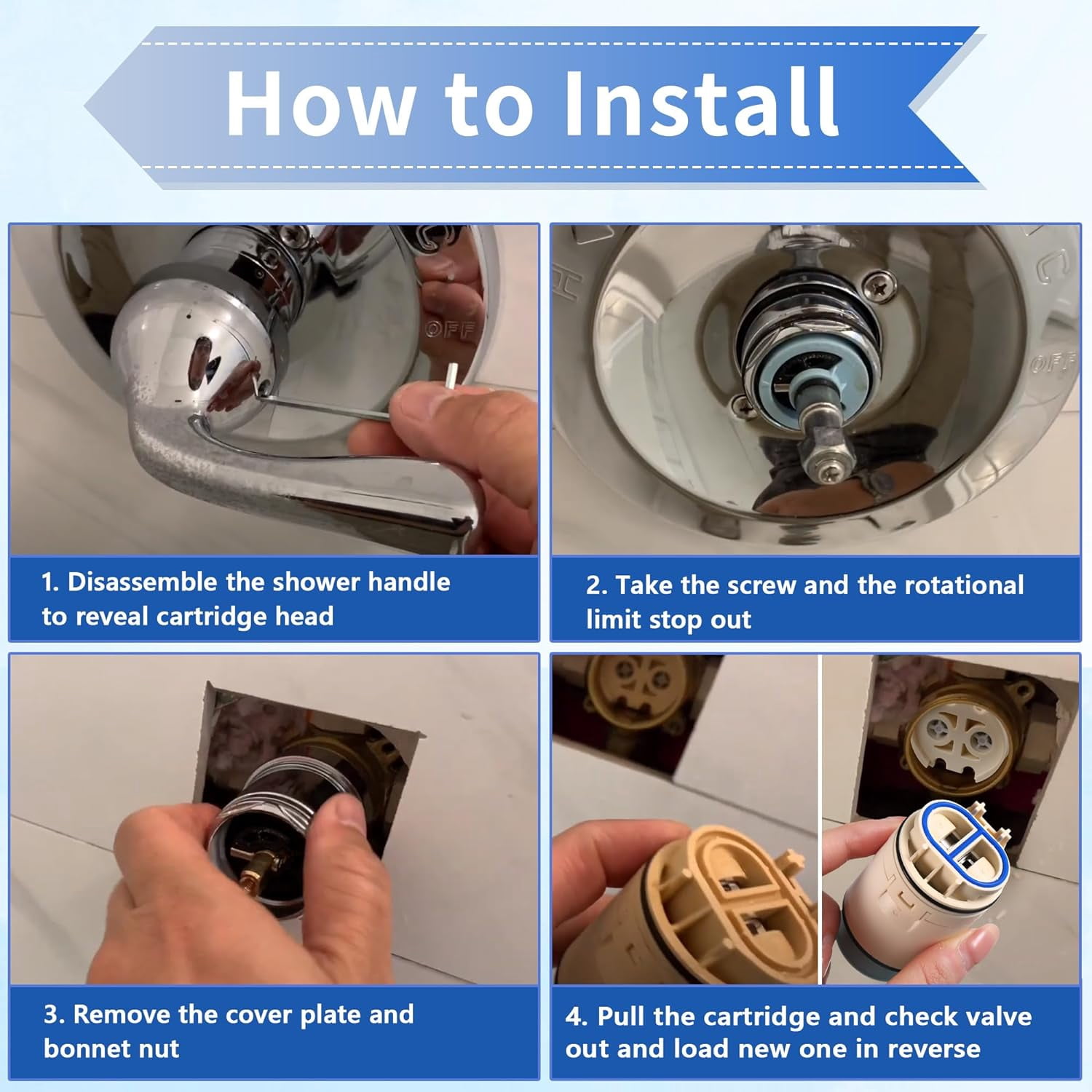 Delta Shower Cartridge RP70538 Shower Cartridge Replacement - Single ...