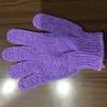 thumbnail image 3 of Moyic Bath Glove Bathroom Shower Manual Rub Back Arm Women Hand Men Massage Non-slip Gloves Scrub Elastic Portable Scrubber Juegos de accesorios de baño Violeta NO5 Moyic JJ16258-05, 3 of 6