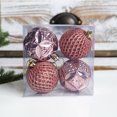 thumbnail image 4 of HOARBOEG 4-Piece Christmas Ball Ornaments Set, Multicolor Shatterproof Plastic Hanging Balls for Christmas Tree Decor, Mini Decorative Pendants for Window, Holiday Scene Layouts, 4 of 6