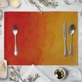 thumbnail image 7 of 2024 Placemats Table Kitchen Tableware Dinner Family Table Fabric Linen Art Color Crayon Simple, 7 of 7