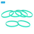 thumbnail image 3 of Uxcell Silicone Bracelets Rubber Wristbands Blank Stretch Sports Bands Cyan 6 Pack, 3 of 6