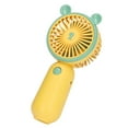 thumbnail image 3 of Ventilador de mano con forma de oso, Mini ventilador portátil recargable por USB con mango ergonómico, para viaje a casa, 3 of 12