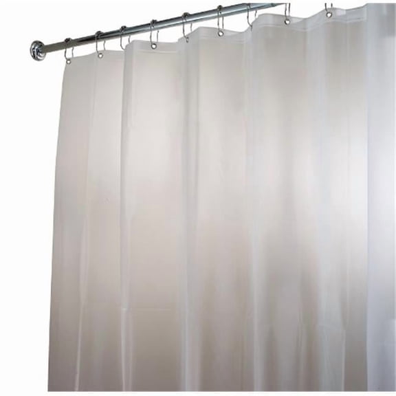15362 Frosted Solid Shower Curtain- pack of 4