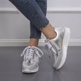 thumbnail image 1 of Zapatos casuales con cordones de diamantes de imitación para mujer Wmkox8yii  shalkjhdk657, 1 of 1