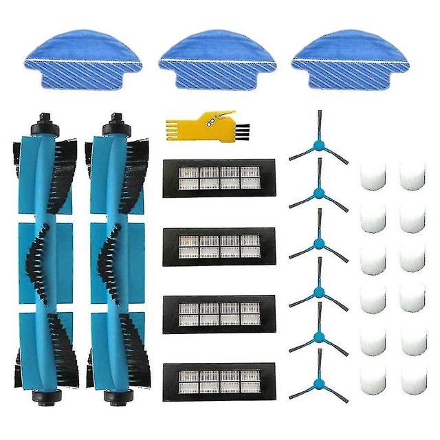 Almohadillas de fregona con cepillo de filtro Hepa para aspiradora compatibles con piezas de la serie Conga 3090