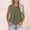 Tops-420Army Green, variant on Linen Sleeveless Tops for Women Elegant Mock Neck office Workwear Going Out Style Loose Fit Solid Front Pleated Draped Design Soft Flowy Spring Summer Tops