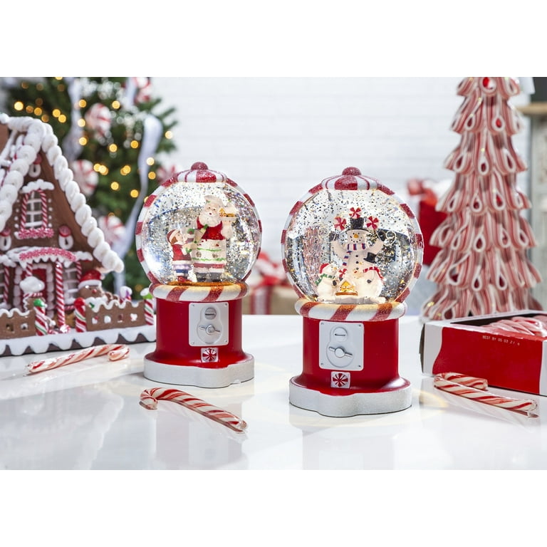 The Gerson Company Retro Christmas Lighted Water Globes - LED
