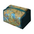 thumbnail image 1 of Caja de almacenamiento de servilletas, dispensador portátil de pañuelos decorativos para hotel, hogar y oficina. Verde, 1 of 9
