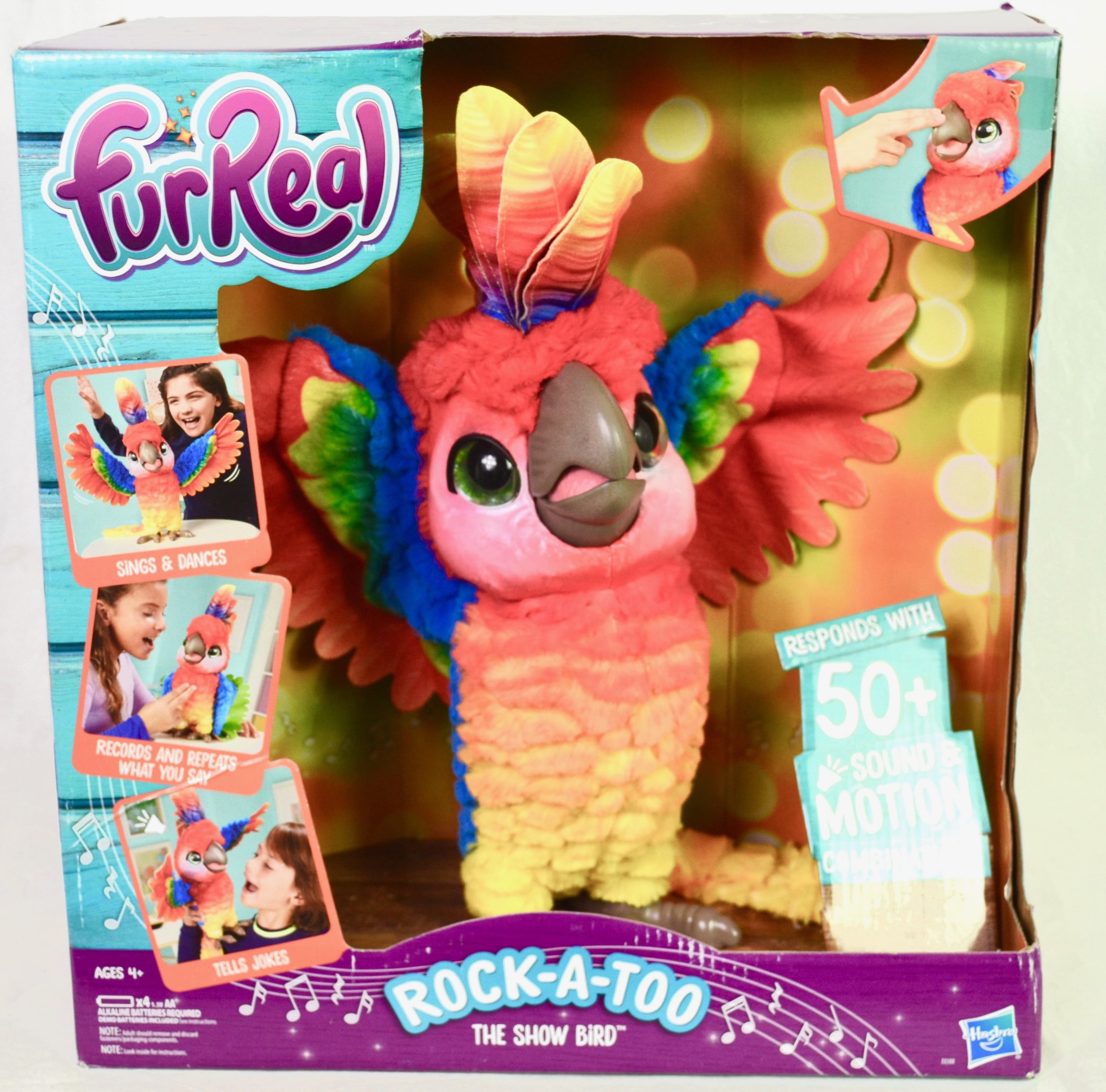 furreal talking parrot