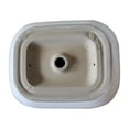 thumbnail image 5 of Altair Design 20 in. Oval White Finish Ceramic Vessel Bathroom Vanity Sink, 5 of 11