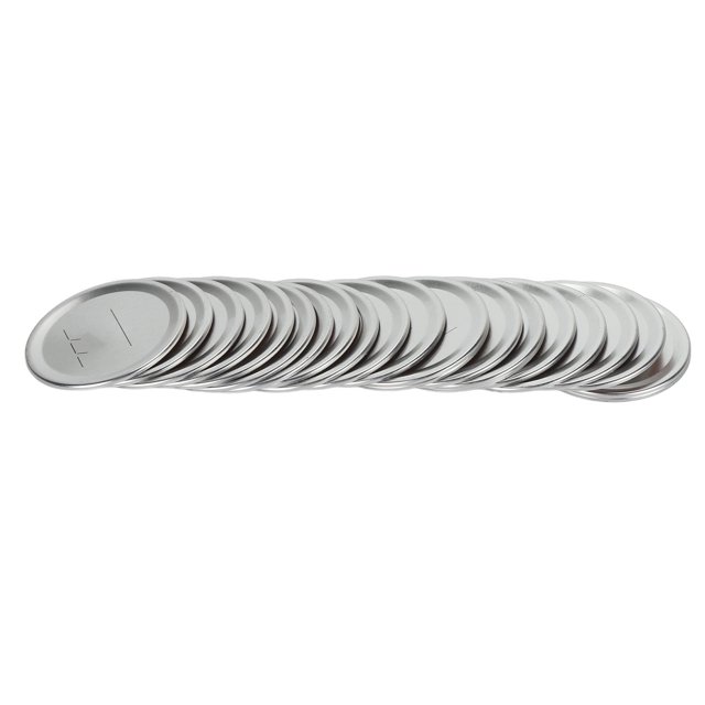 Couvercles de Pots Mason, Épais Réutilisables 3,4 Pouces Couvercles de Pots à Ouverture Régulière Lavables au Lave-Vaisselle pour Confitures