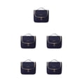 thumbnail image 1 of ZheElen Polyester Travel Storage Bag Dustproof And Waterproof Large Capacity Cosmetic Bag Portable Navy 5Set, 1 of 6