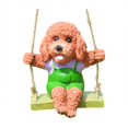 thumbnail image 2 of Bonito adorno de perro, figurita de regalo, decoraciones decorativas de resina, regalo artesanal, escultura, estatua de Animal para jardín al aire , estiloD mayimx Figurilla animal, 2 of 9