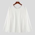 thumbnail image 3 of INCERUN Tops 2024 estilo coreano moda para hombres camisetas de punto con cuello en V sueltas verano casual streetwear manga larga camiseta S-5XL, 3 of 5