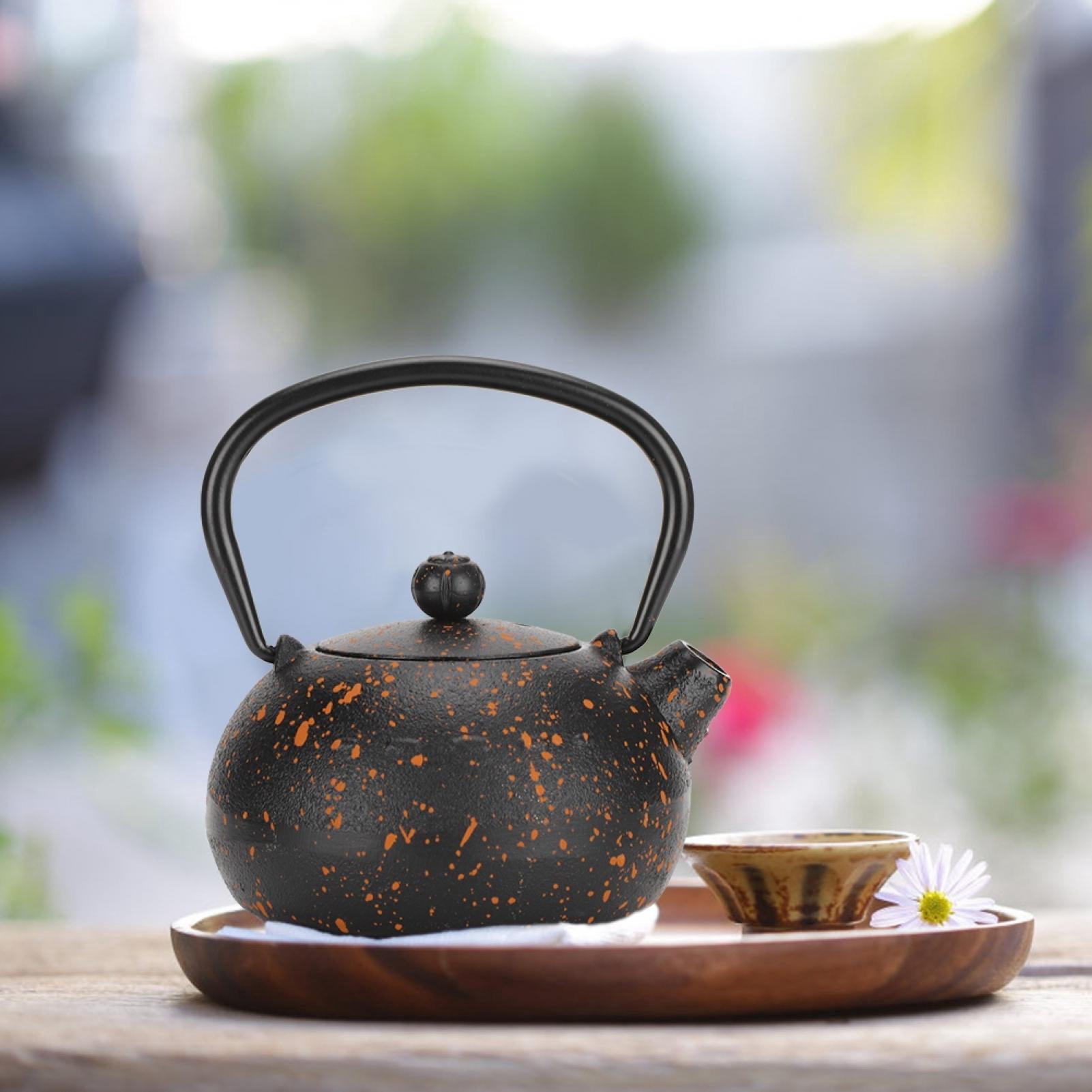 Théière Japonaise En Fonte 300 Ml – Infuseur Amovible, Compatible Induction – Idéale Pour Thé En Vrac - 11