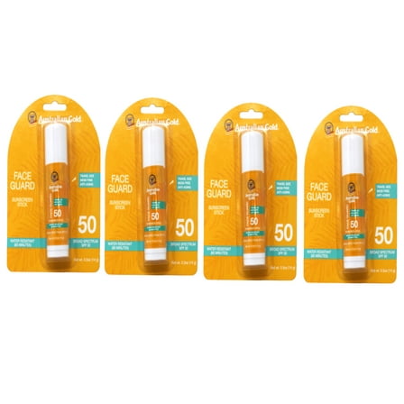 4 Pack of Australian Gold Face Guard SPF50 0.5 OZ