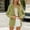 Womens jackets and coats-Army Green, variant on Plus Size Jackets for Women Women's Contrasting Long Sleeved Double Pocket Buttoned Turndown Collar Blazer Yellow