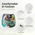 thumbnail image 4 of KLL Stylish Sunglasses Iguana Pattern Shorts Women,Athletic Shorts High Waisted Running Shorts Pocket Sporty Short Gym Elastic Workout Shorts-Medium, 4 of 7