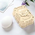 thumbnail image 5 of Hometravel European Style Soap Dish, Bathroom Soap Holder with Lid and Drainage, Printed Rose Design Soap Box for Sink, Shower, Home Decor, Practical Bath Accessory, 5 of 6