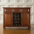 thumbnail image 4 of Crosley Cambridge 3 Drawer Wine Rack Buffet in Cherry, 4 of 6