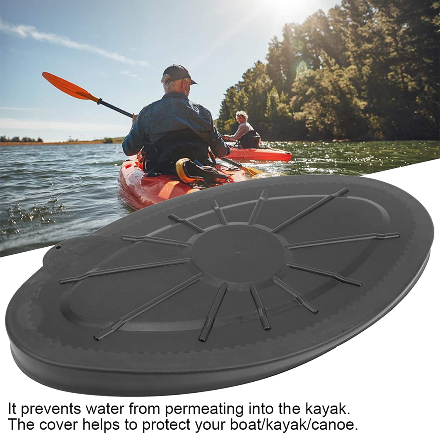 Waterproof oval Hatch Cover Plastic Deck Inspection Plate for Marine Boat Kayak 