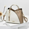 thumbnail image 2 of Bolso de mujer de alta calidad, bolso de mano de cuero, estilo coreano, bolso cruzado de hombro de gran capacidad, bolso de viaje de cuero de moda para mujer, 2 of 4
