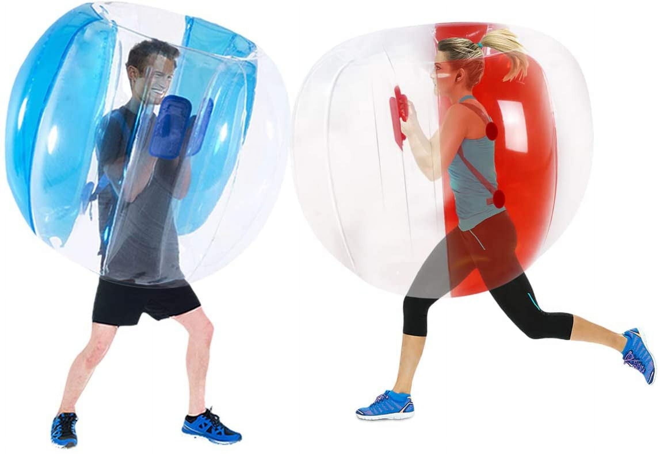 Adult Bumper Ball (4ft/1.2m) Giant Inflatable Bubble Sumo Ball House Summer Outdoor Toys Backyard Games, Red